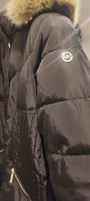 Kurtka zimowa Michael Kors damska granatowa