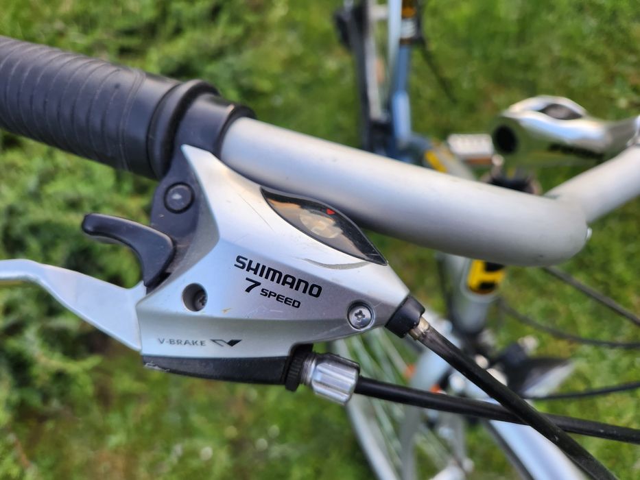 Rower miejski z przerzutkami shimano rama damka