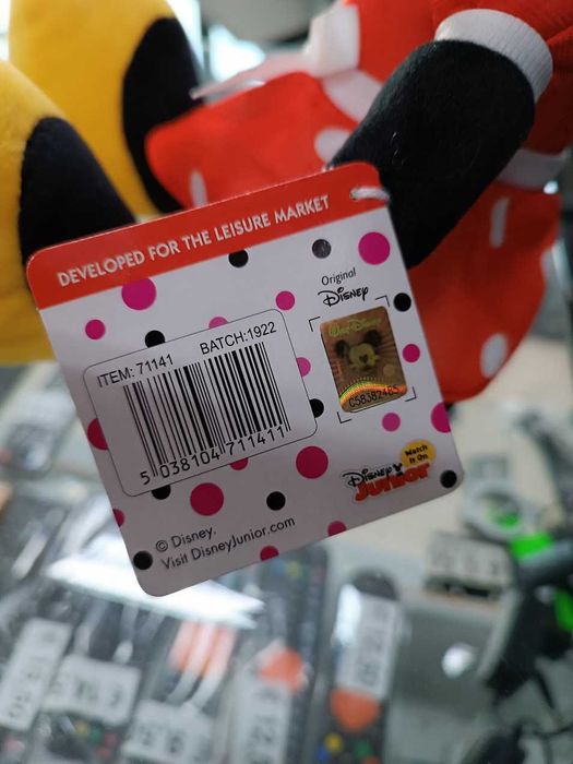 Peluche Minnie em vestido vermelho 39cm