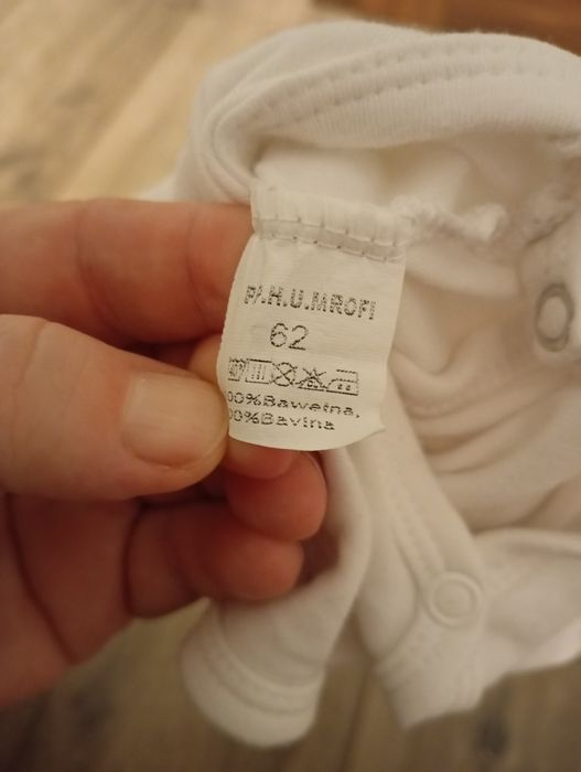 Body bawełniane z długim rękawem kopertowe 62
