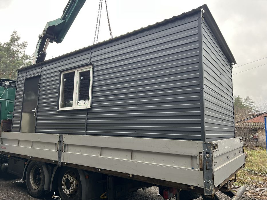 Жилой вагончик -Буржуйка внутри,новая