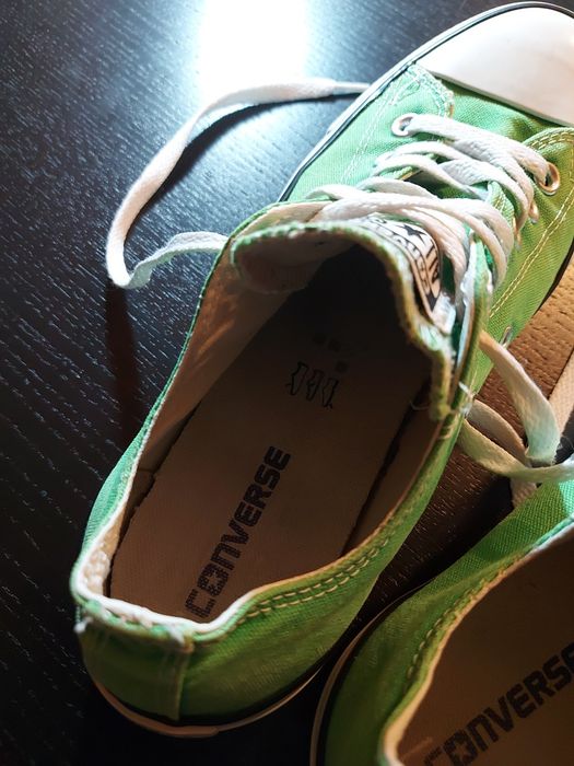 Sapatilhas All Star verdes originais, número 41 - Anos 2000