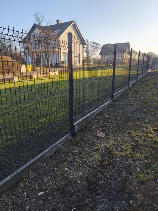 Ogrodzenia panelowe komplet z montażem