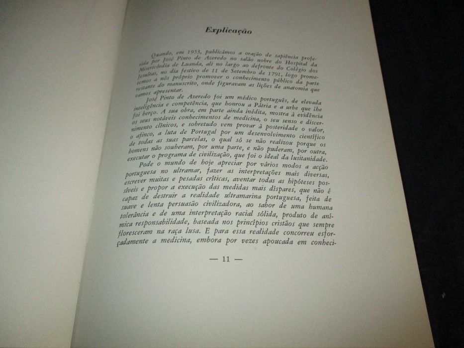 Livro Português carioca professor da escola médica de Angola 1791 ap