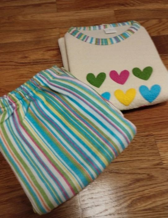 Pijama coração 4 anos