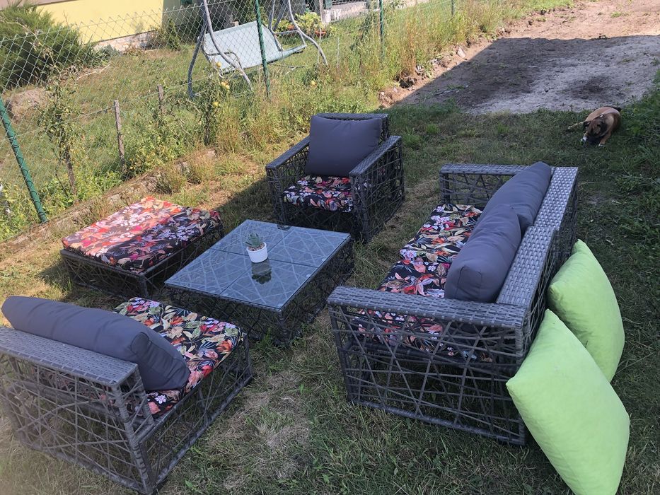 Duży  zestaw ogrodowy / technoratan