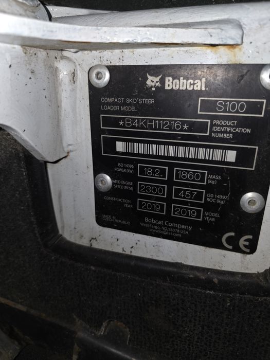 Miniładowarka Bobcat S100 2019r. Joystick  2speed