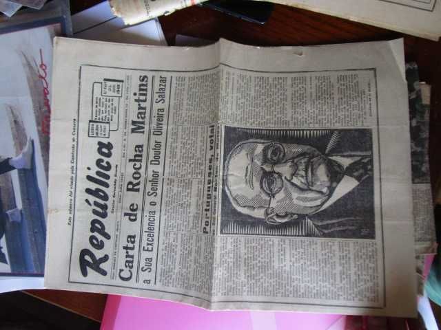 Jornal República  21 janeiro 1949 Candidatura Norton de Matos
