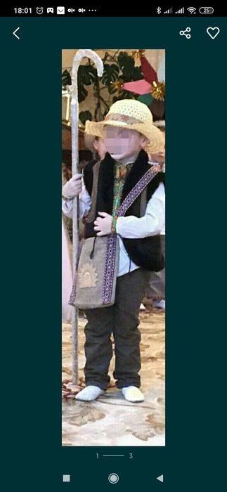 Прокат костюмів посівальника, сіяча, пастуха, колядника, жида, Вертеп