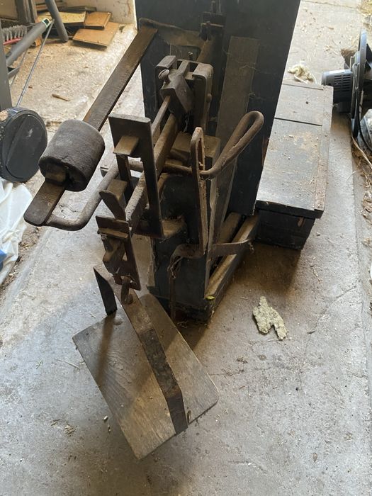 Waga rolnicza drewniano metalowa