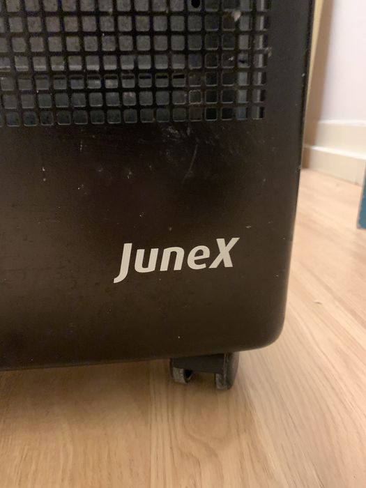 Aquecedor a gás Junex com garrafa