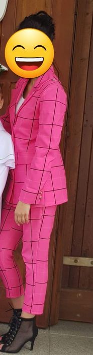 Garnitur damski fuksja