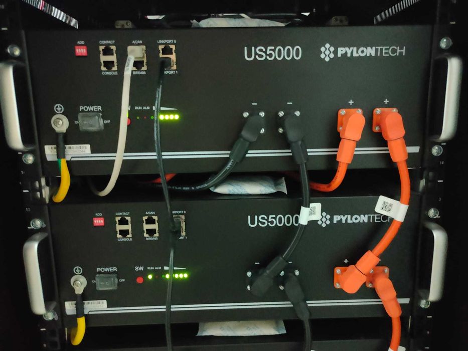 4 Baterias de Litio Pylontech (19,2Kw)  Modelo US5000 48V