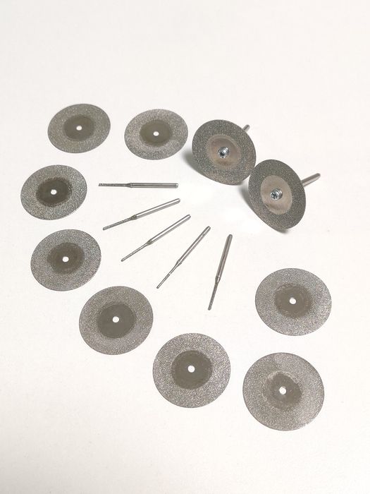 Алмазні диски 10 шт диам 35 з титановим покриттям гравер, дремель.