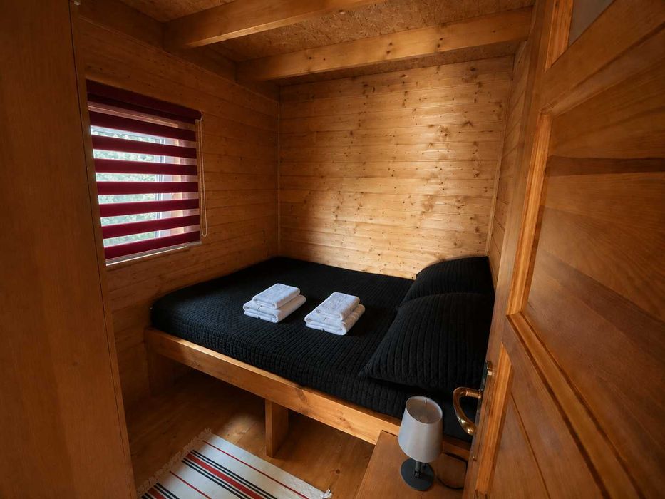 Domek z widokiem nad  jeziorem Rożnowskim, całoroczny, jacuzzi