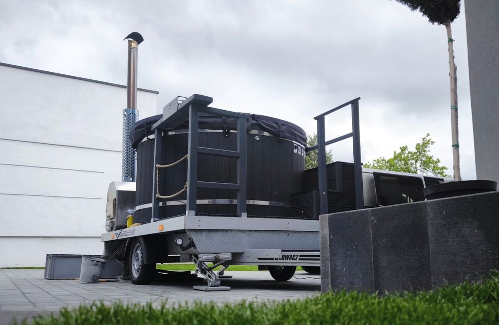 Mobilne SPA mobilna balia bania jacuzzi mobilna sauna wynajem