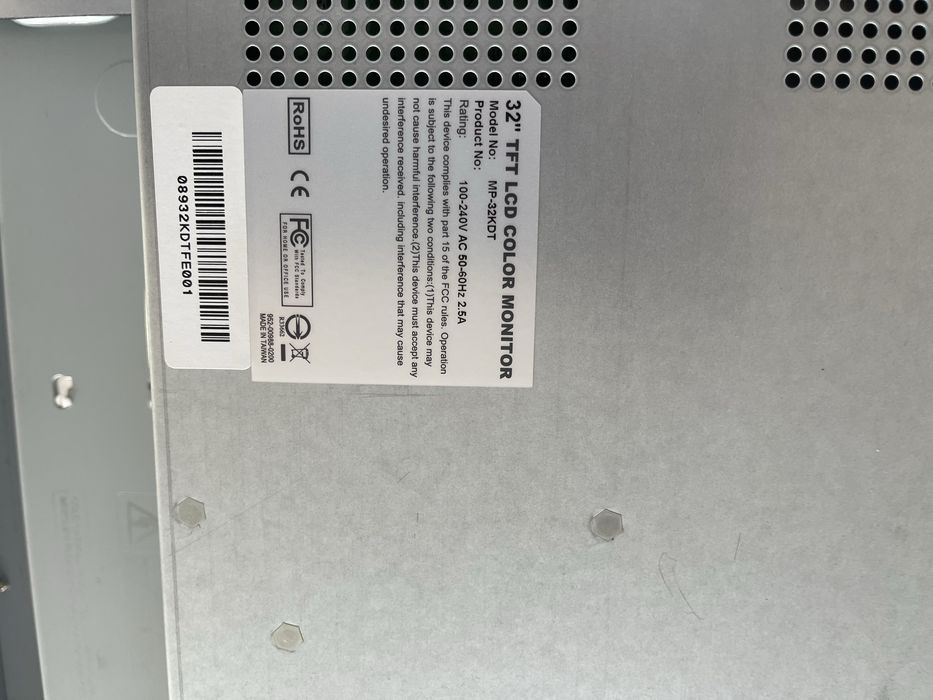 Monitor  32" TFT LCD - model ML 32 KDT