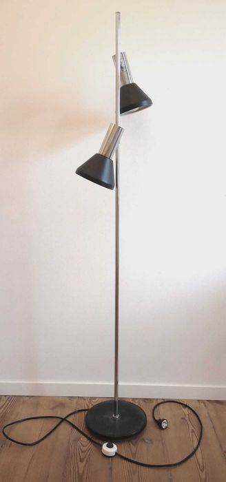 Lampa stojąca podłogowa modernistyczna vintage