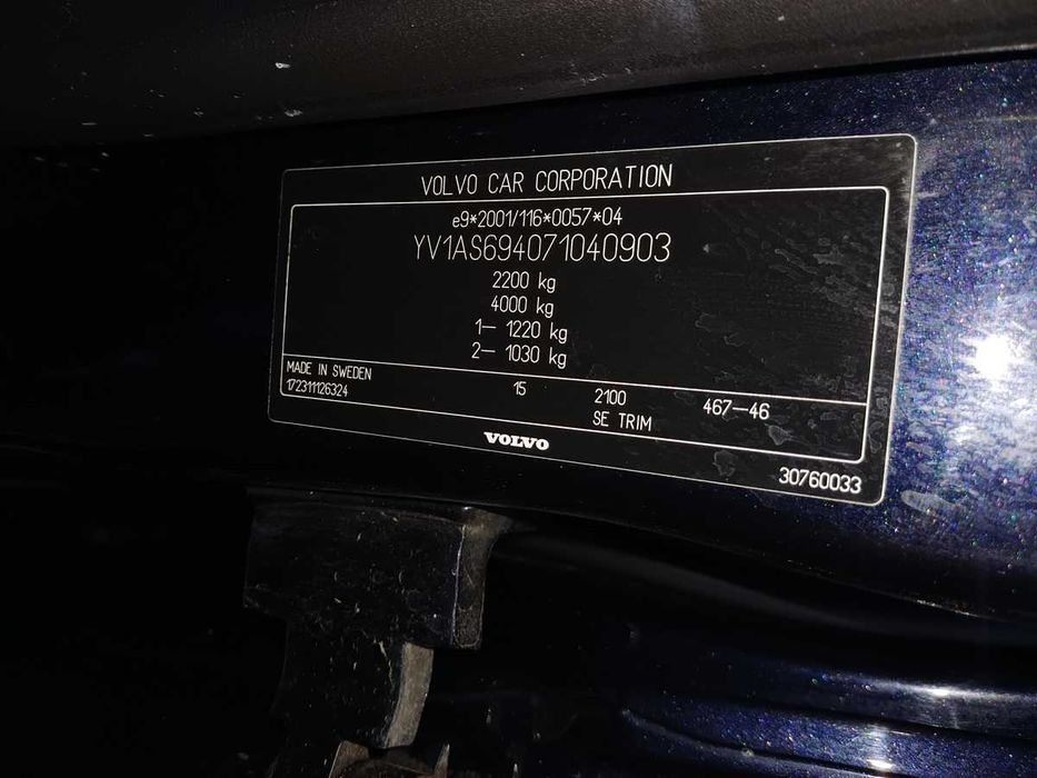 części do volvo s80 ii