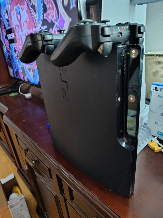 Ps3 slim 2 pady HEN +5 płyt z grami