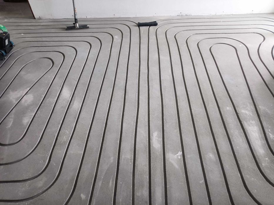 FREZOWANIE wylewki, rowków, NAJTANIEJ, ogrzewanie podłogowe, Kraków