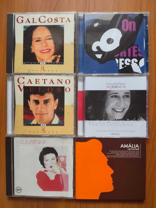 CDs Dire Straits, Elis Regina, Caetano Veloso, Gal Costa, Mário Laginha.