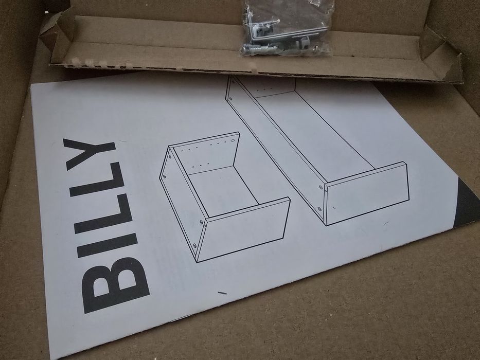 Billy IKEA nadstawka nowa biała