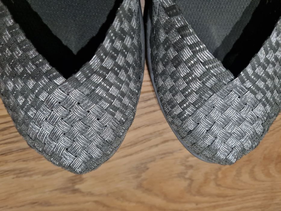 Sapatilhas prateadas