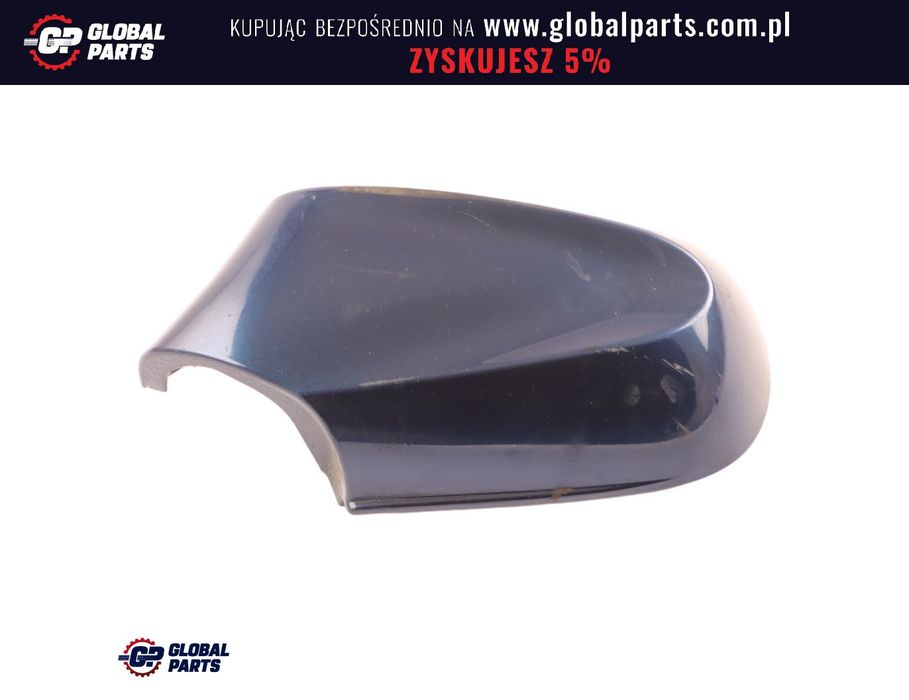 BMW E81 E87 LCI Osłona Lusterka Bocznego Lewa Tiefseeblau Deep Sea