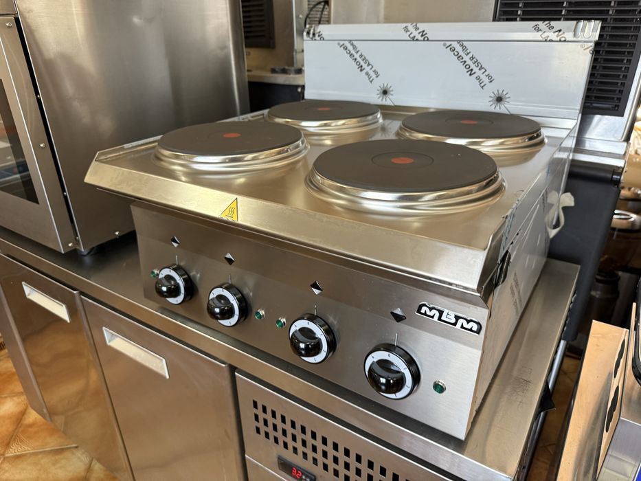 Fogão industrial eletrico 4 queimadores  alto rendimento   NOVO
