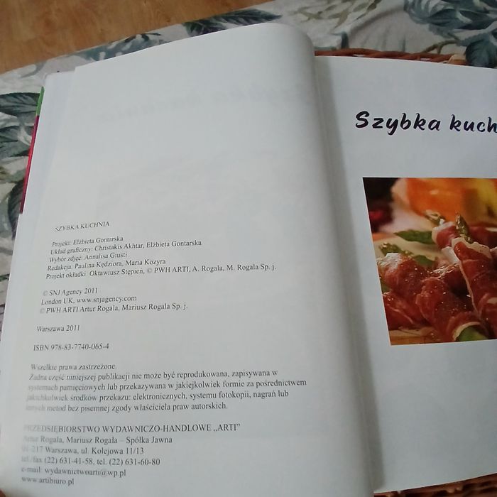 Książa  Szybka Kuchnia 2011 r
