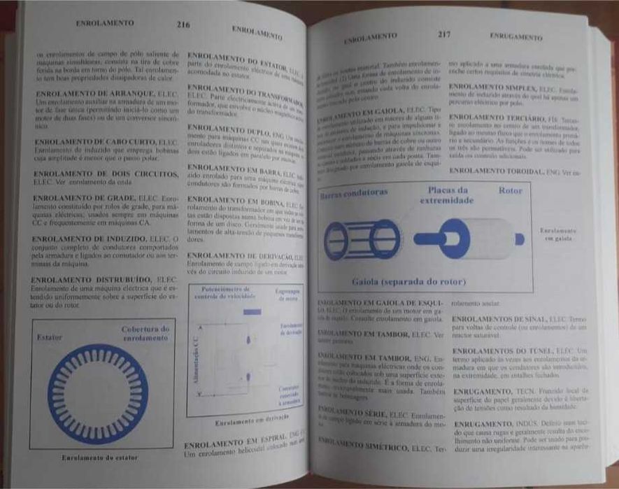 Dicionário de Ciências e Tecnologias em 3 livros novos