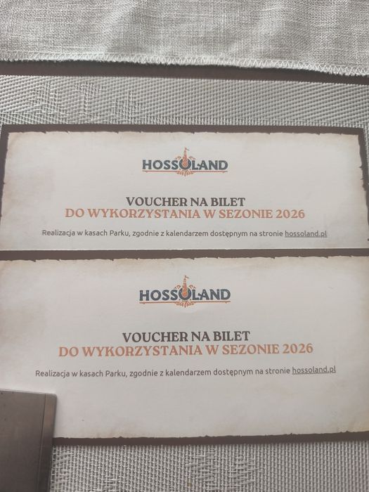Vouchery do parku rozrywki Hossoland