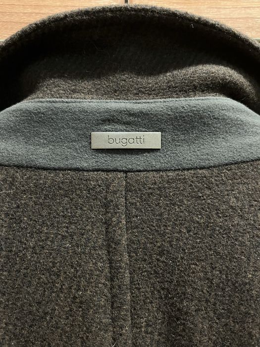 Bugatti шерстяное прямое пальто, размер XXL