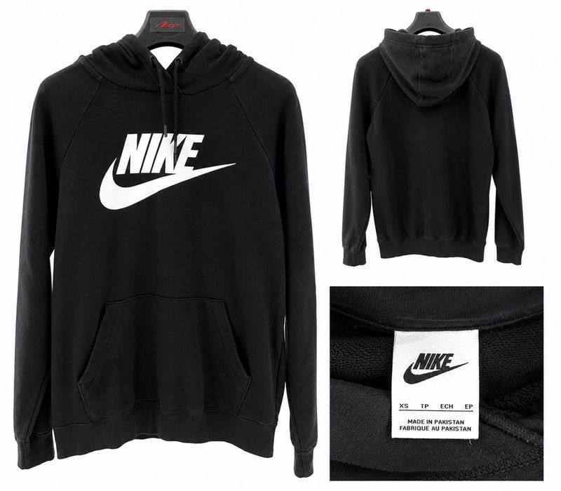 Czarna bluza hoodie Nike w rozmiarze XS