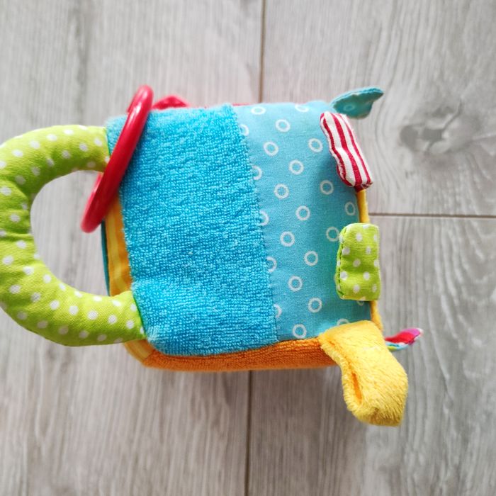 Babydream kostka sensoryczna, gryzak, zabawka, zawieszka