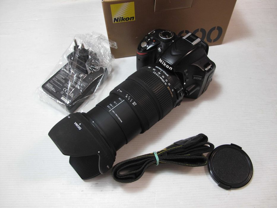 Nikon D3200 + Lente sigma 18-200 com estabilizador tudo na caixa - Ver descrição