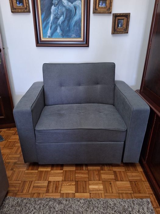 Sofá cama 1 lugar NOVO (cama 1,8m)