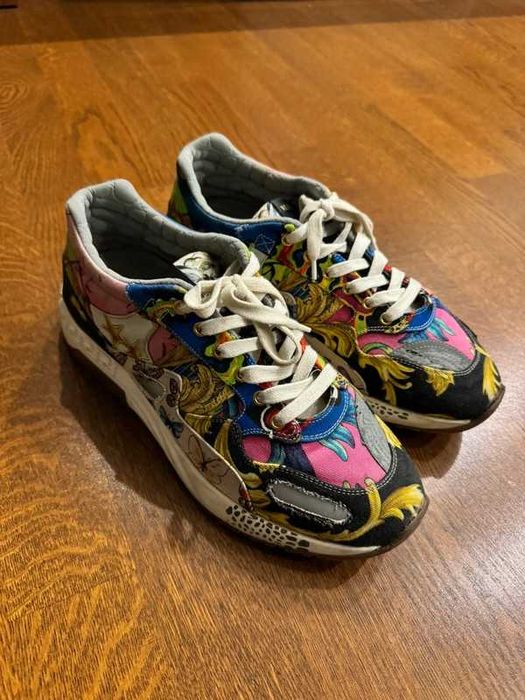 Buty Versace Achilles Baroque Sneakers Multicolor 43