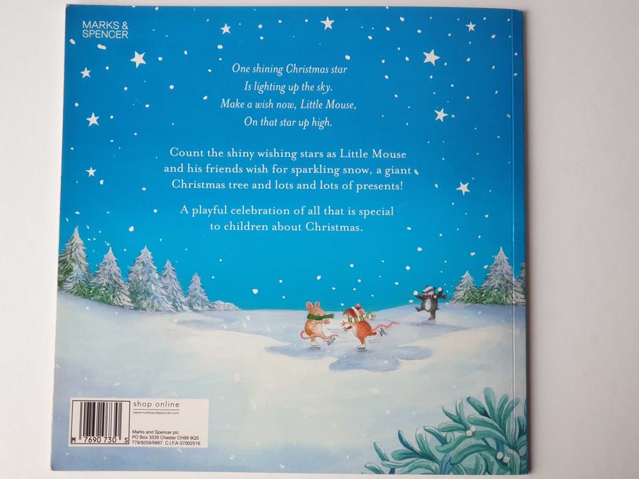 книга дітям анлійською сніговик Різдво пригоди  Ten Christmas Wishes