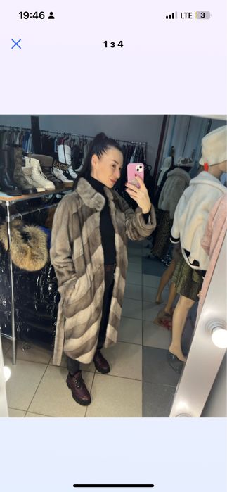 Норкова шуба Українського виробника скандинавська норка.