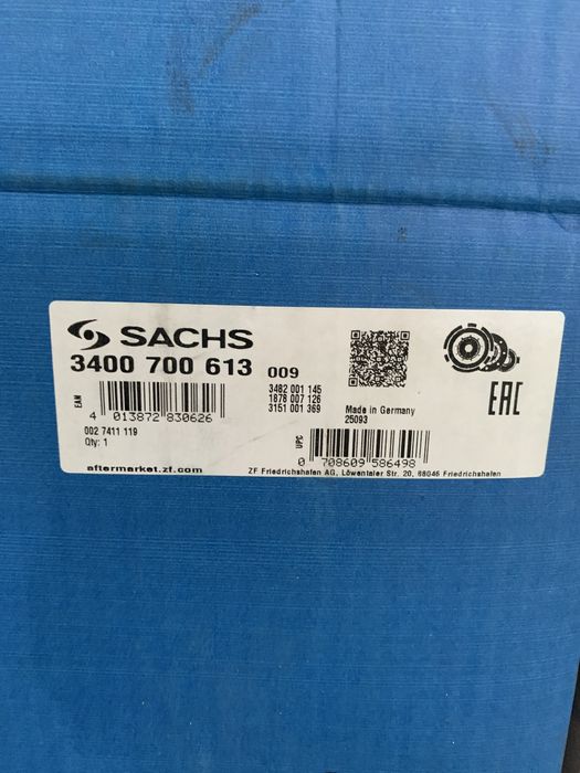 Kit embreagem SACH MAN TGX 18T 4X2