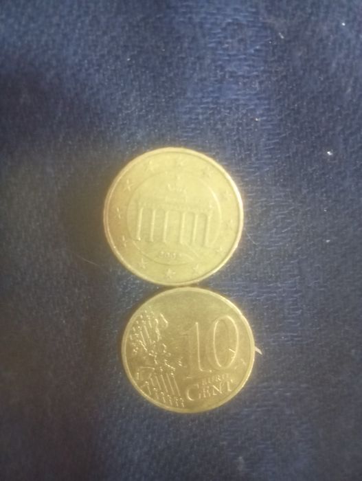 Moedas de 10 cêntimos raras