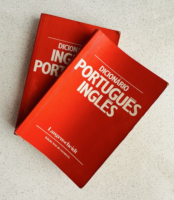 2 dicionários de bolso Langenscheidt Português / Inglês