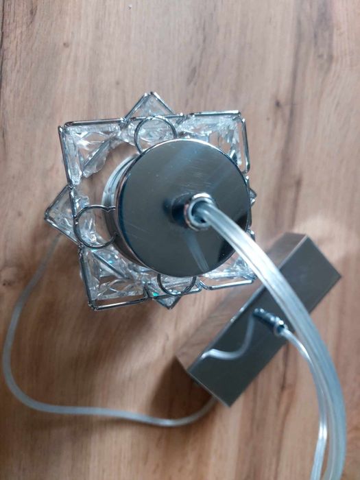 Lampa żyrandol kryształki