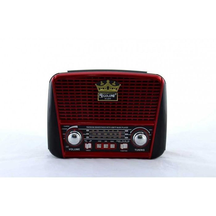 Портативный радиоприёмник Golon RX-455S + солнечная панель