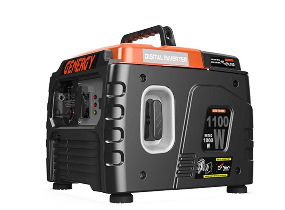 Gerador inverter a gasolina arranque manual 1000/1100W