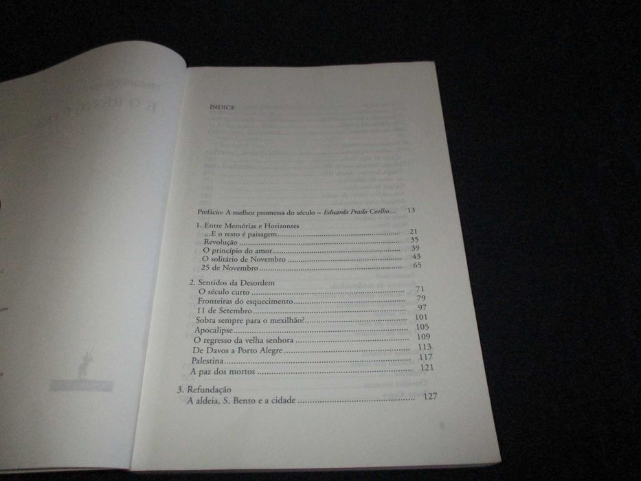 Livro E o resto é paisagem Miguel Portas