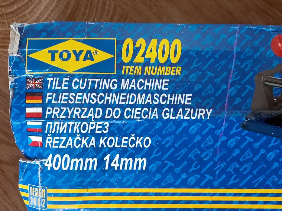 Przecinarka ręczna do glazury, do cięcia płytek TOYA 400 mm