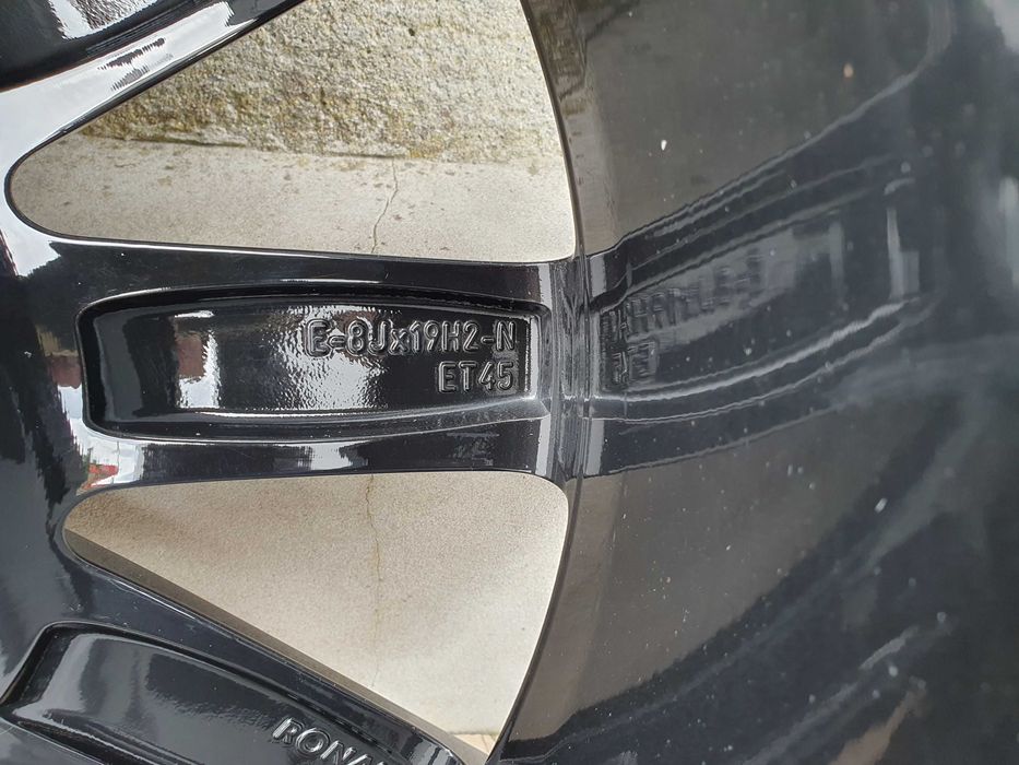 4x Oryginalne 19-stki Audi 5x112 66,5mm czarny połysk!